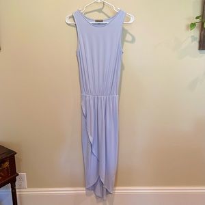Lilla P Light Blue Smocked Waist High/Low Hem, Size XS